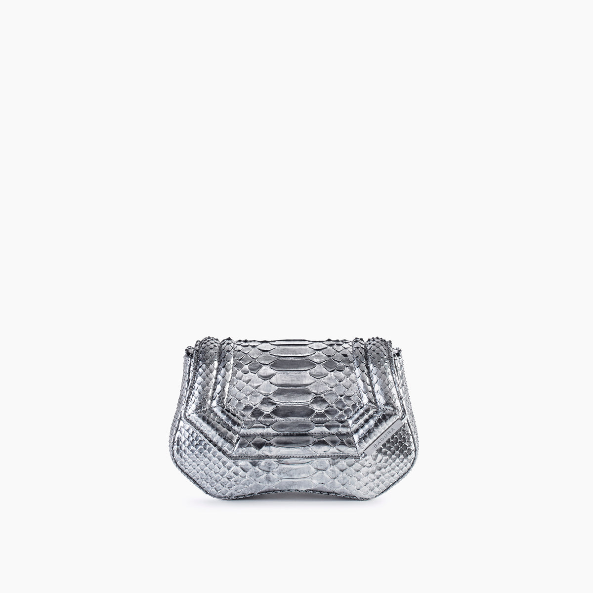 Silver Python Handbgs Etoile Mini Bag with Chain - Silver Python – badura